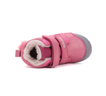 D.D.Step ghete fete imblanite Primii Pasi 20-25 Dark Pink cu caprioara