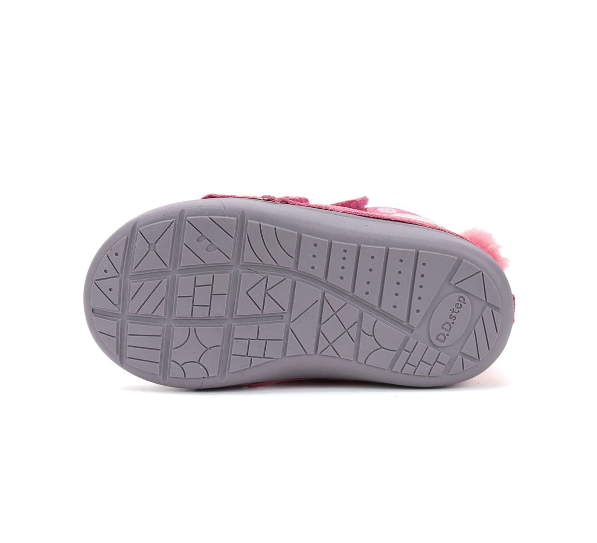 D.D.Step ghete fete imblanite Primii Pasi 20-25 Dark Pink cu caprioara