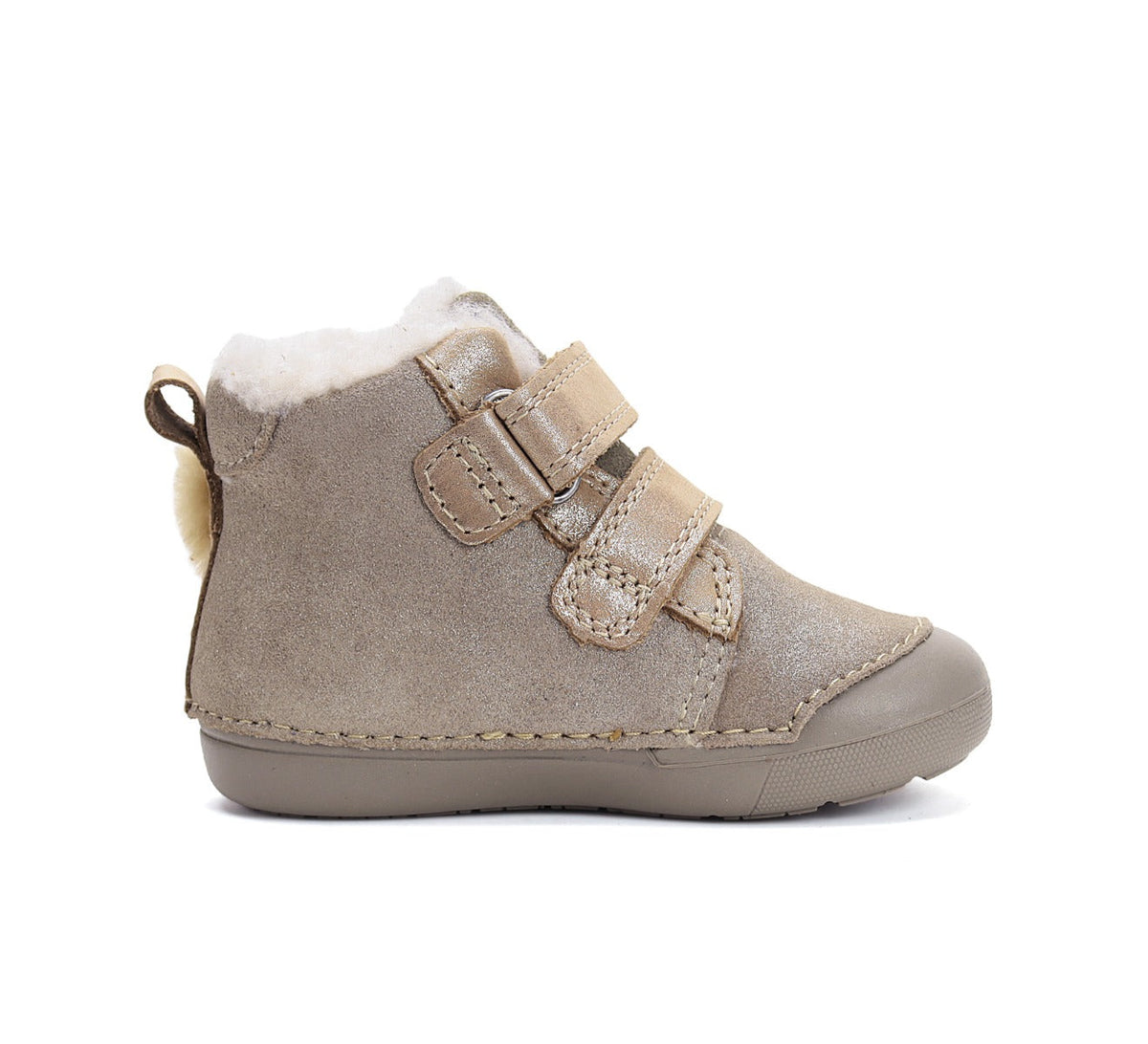 D.D.Step ghete fete imblanite Primii Pasi 20-25 Mocha cu caprioara