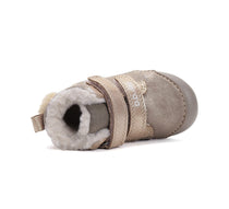 D.D.Step ghete fete imblanite Primii Pasi 20-25 Mocha cu caprioara