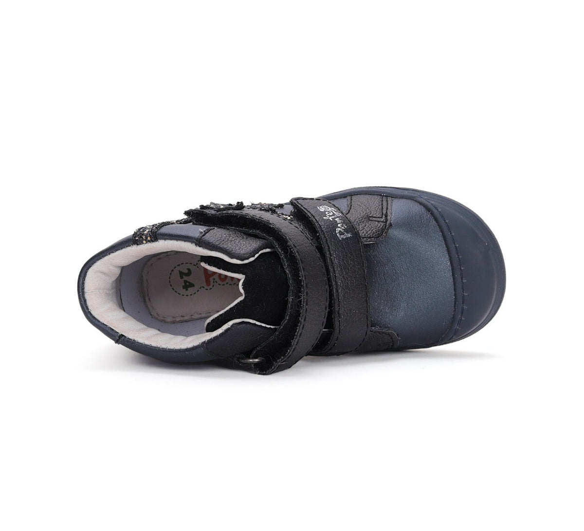 D.D.Step ghete fete Ponte20 supinati 28-33 Black cu stele
