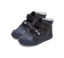 D.D.Step ghete fete Ponte20 supinati 28-33 Black cu stele