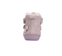 D.D.Step ghete fete Primii pasi imblanite fluorescente 19-24 Mauve cu buburuza