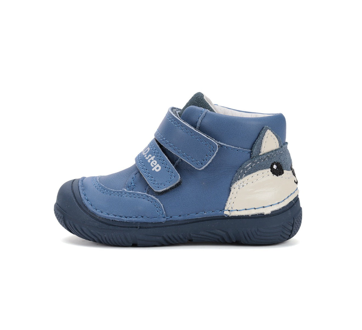 D.D.Step pantofi baieti 20-25 Calypso Sky cu vulpe