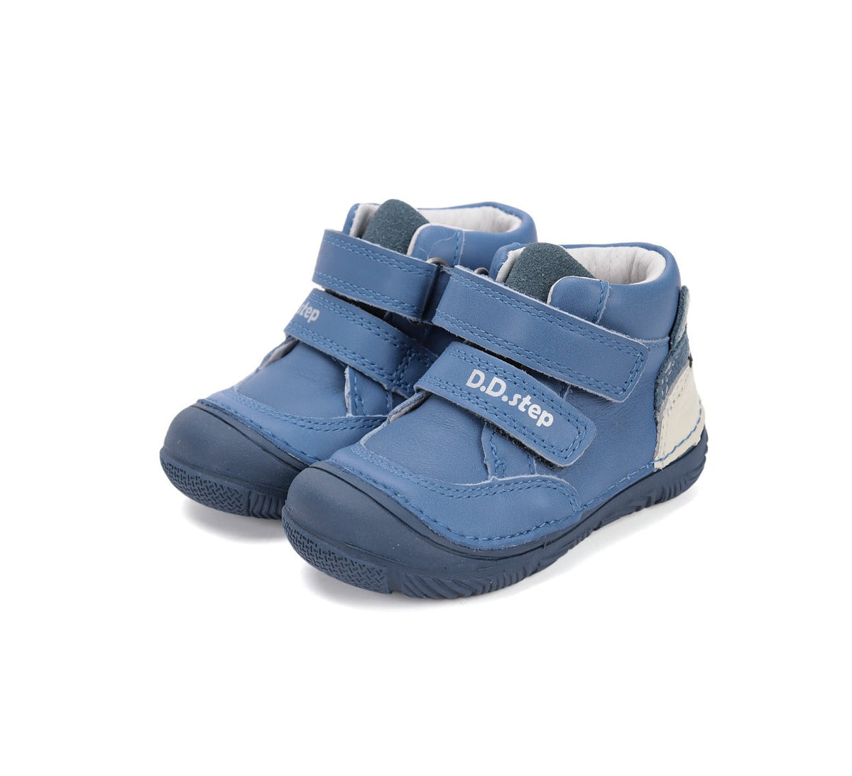 D.D.Step pantofi baieti 20-25 Calypso Sky cu vulpe