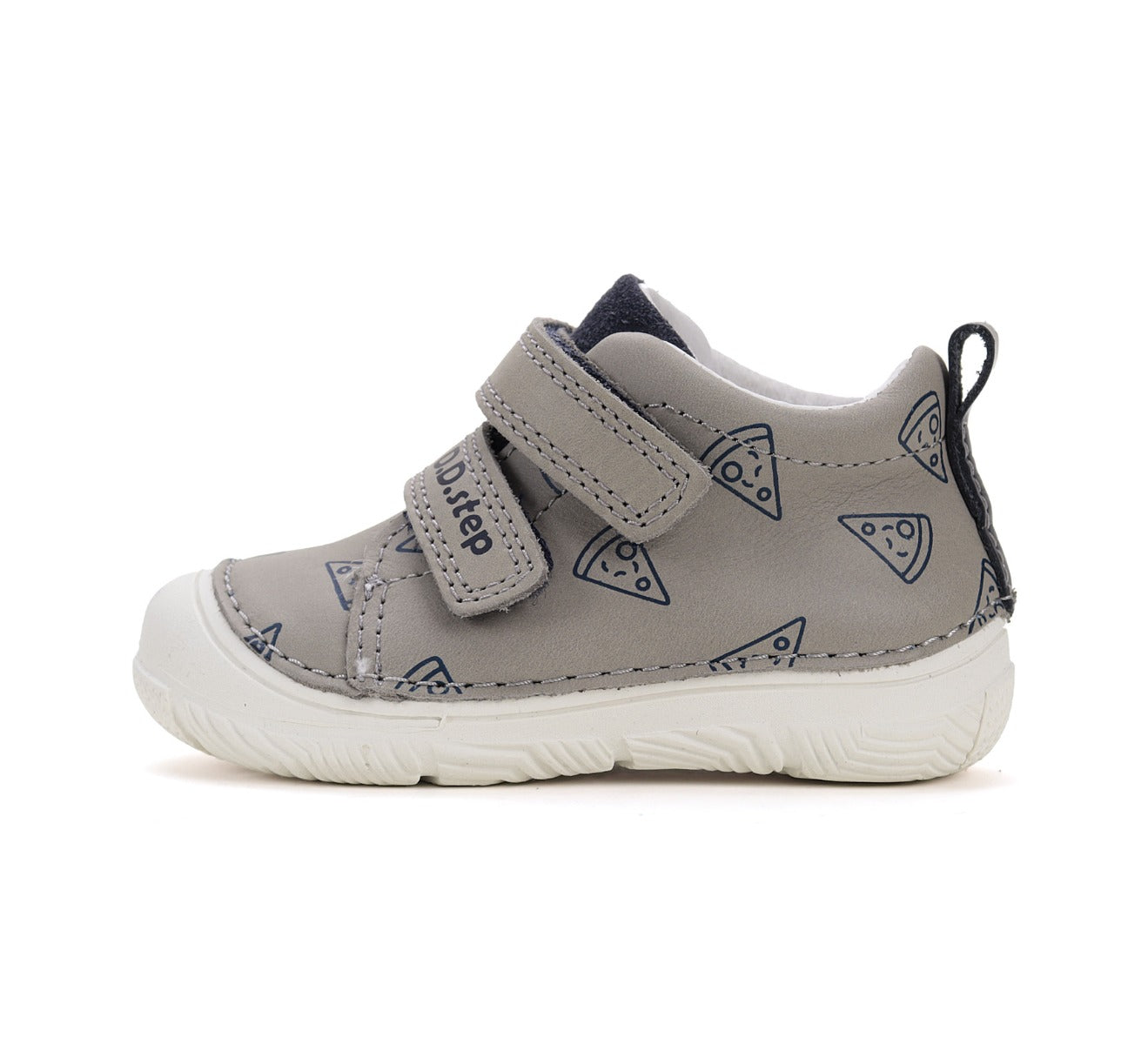 D.D.Step pantofi baieti 20-25 Dark Grey cu pizza Imagine secundară a produsului