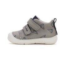 D.D.Step pantofi baieti 20-25 Dark Grey cu pizza