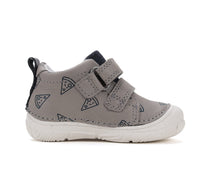 D.D.Step pantofi baieti 20-25 Dark Grey cu pizza