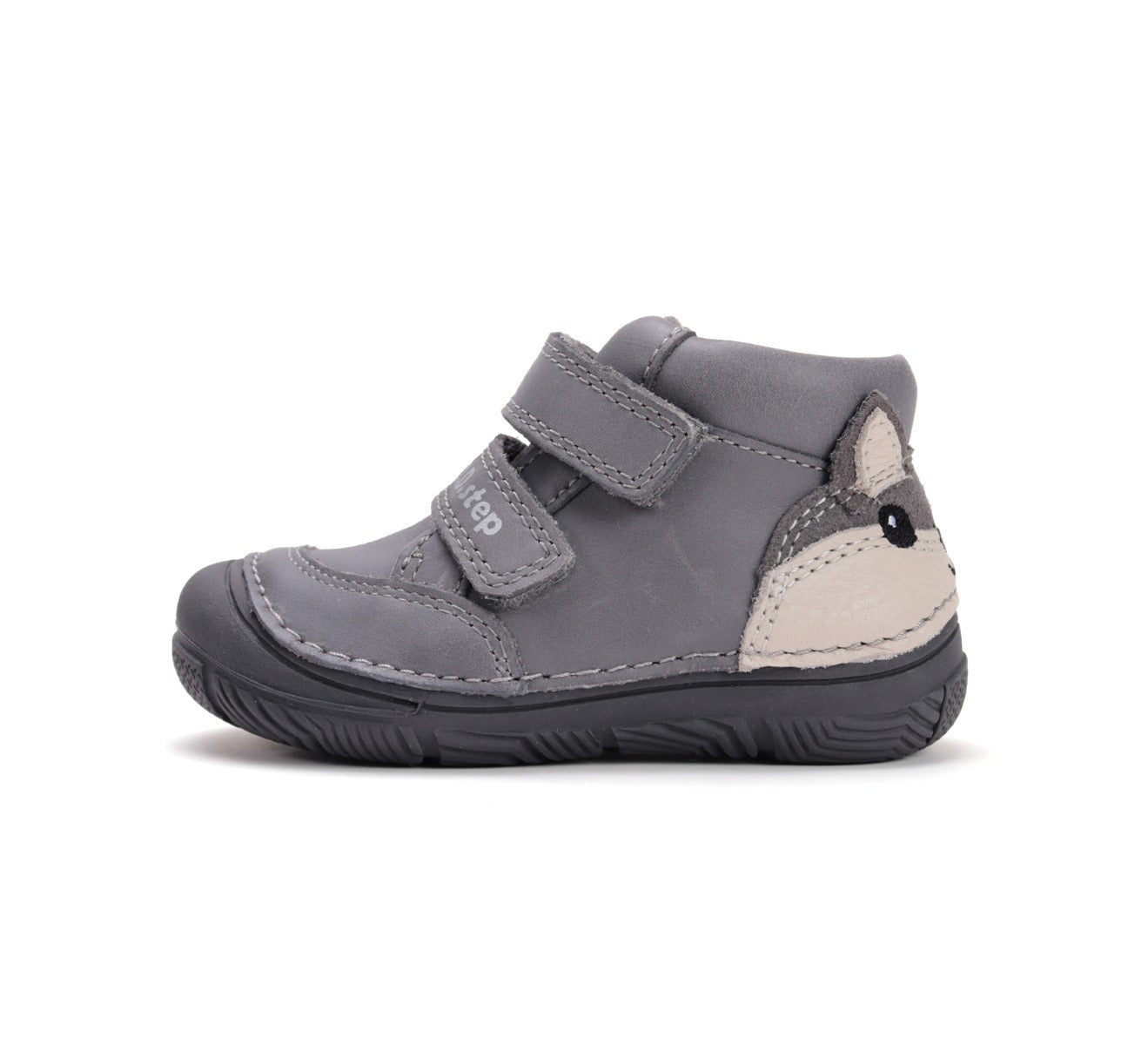 D.D.Step pantofi baieti 20-25 Dark Grey cu vulpe Imagine secundară a produsului