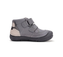 D.D.Step pantofi baieti 20-25 Dark Grey cu vulpe