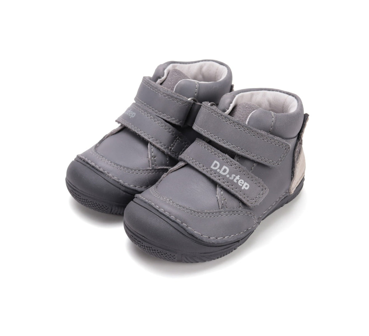 D.D.Step pantofi baieti 20-25 Dark Grey cu vulpe Imagine principală a produsului