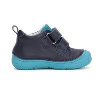 D.D.Step pantofi baieti 20-25 Royal Blue cu crocodil