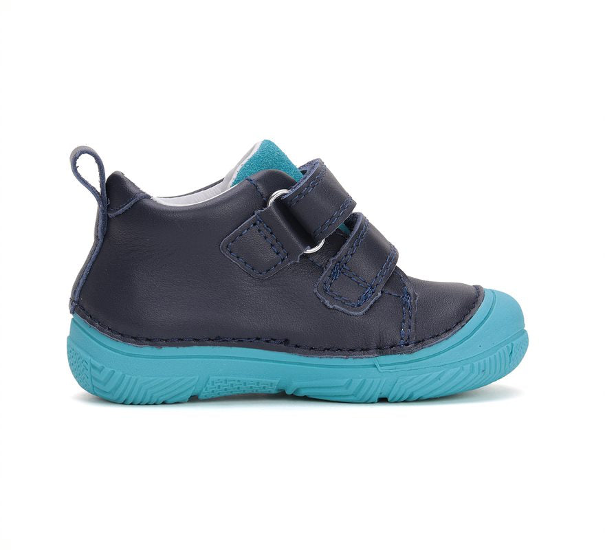 D.D.Step pantofi baieti 20-25 Royal Blue cu crocodil
