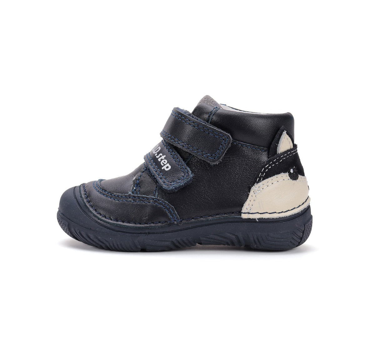 D.D.Step pantofi baieti 20-25 Royal Blue cu vulpe