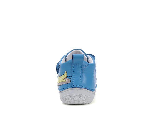 D.D.Step pantofi baieti 20-25 Sky Blue cu crocodil