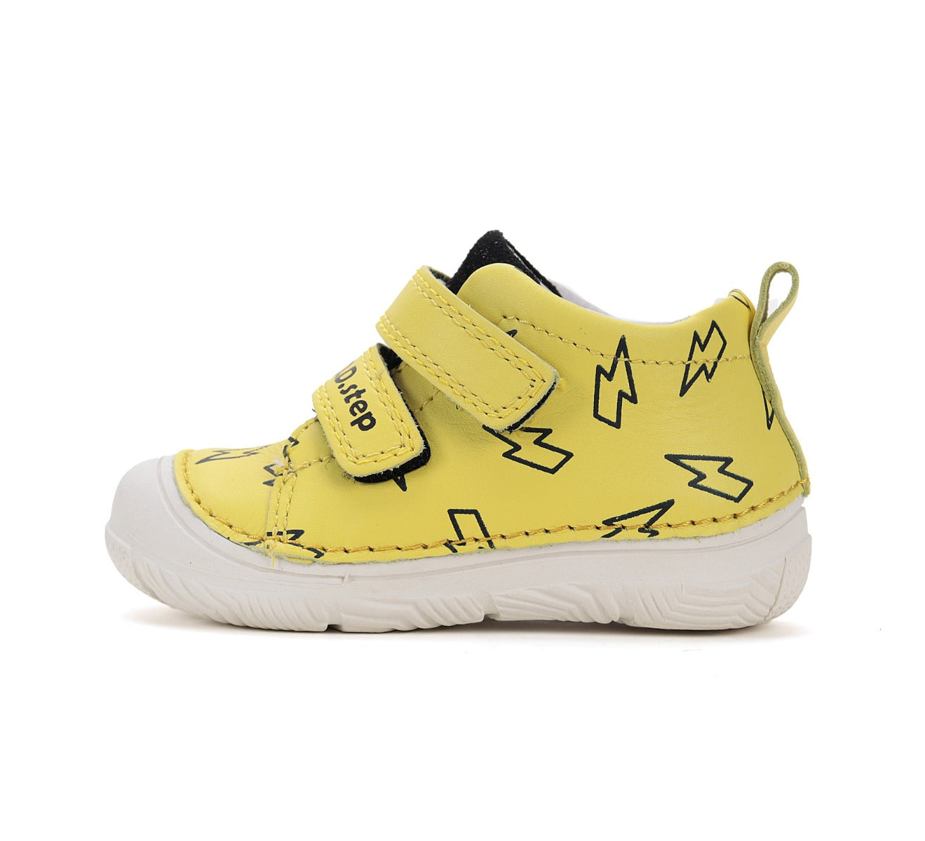 D.D.Step pantofi baieti 20-25 Yellow cu fulger Imagine secundară a produsului