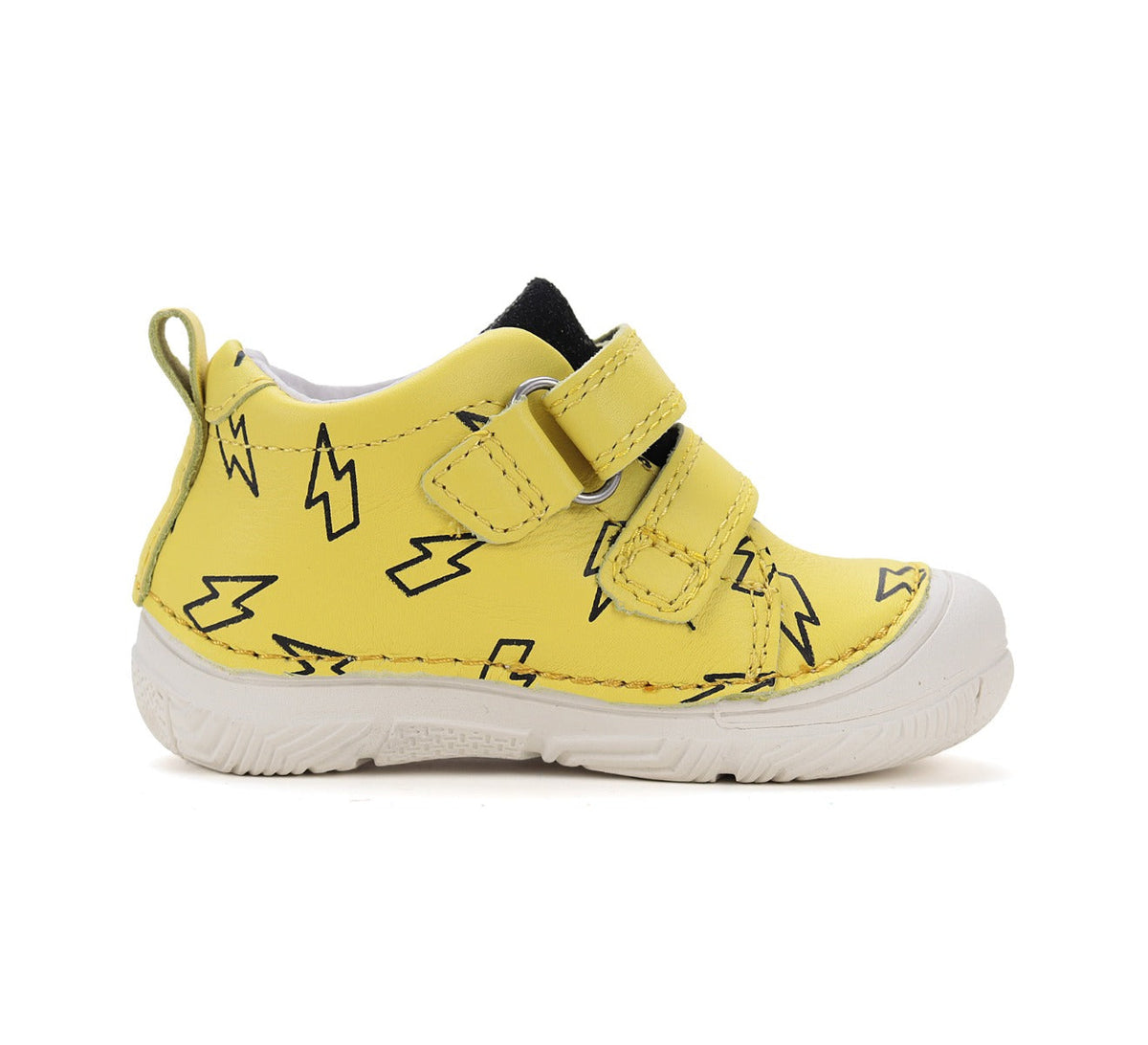D.D.Step pantofi baieti 20-25 Yellow cu fulger