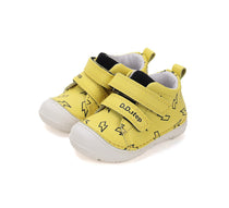 D.D.Step pantofi baieti 20-25 Yellow cu fulger