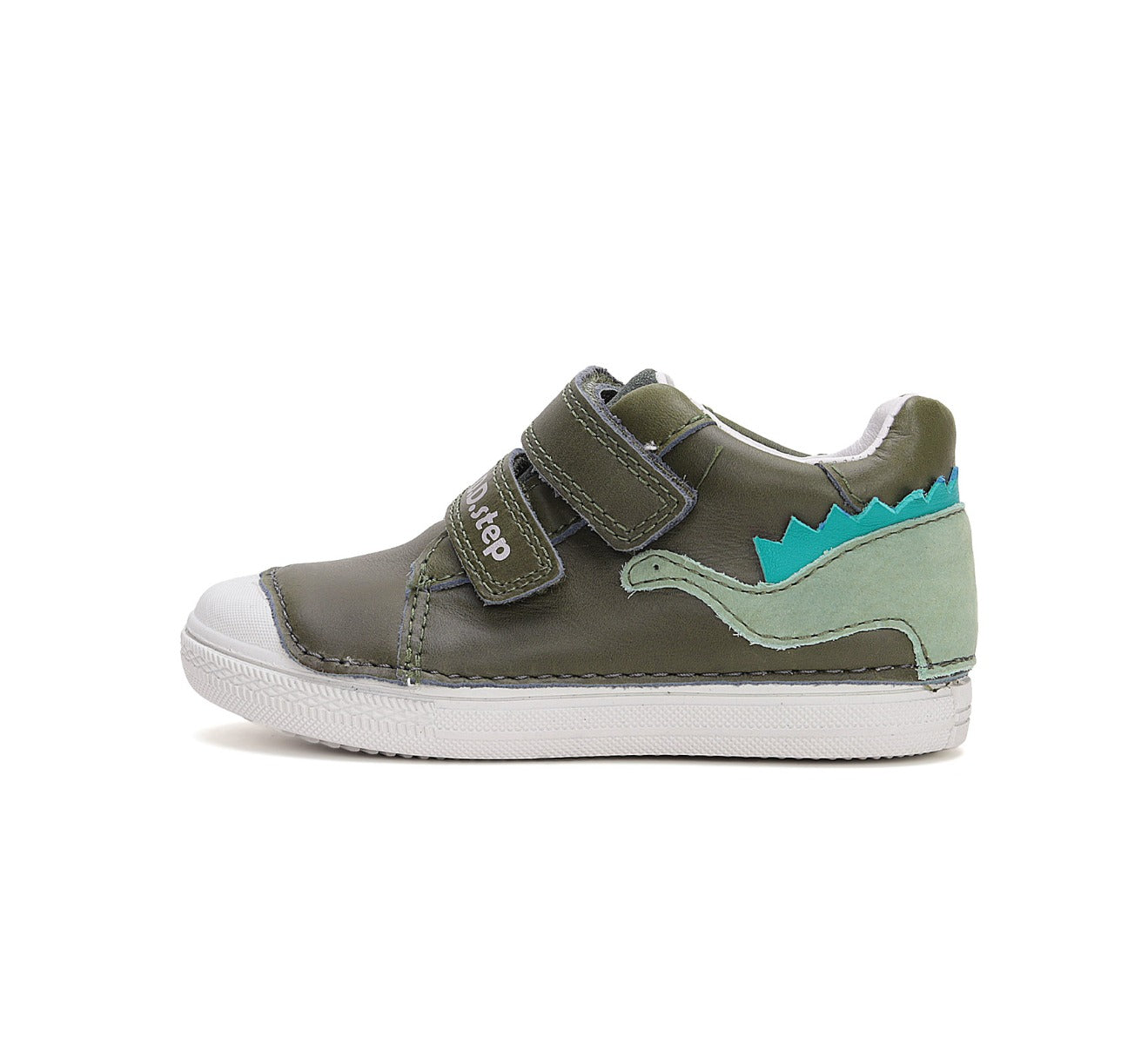 D.D.Step pantofi baieti 25-30, Khaki cu dino Imagine secundară a produsului