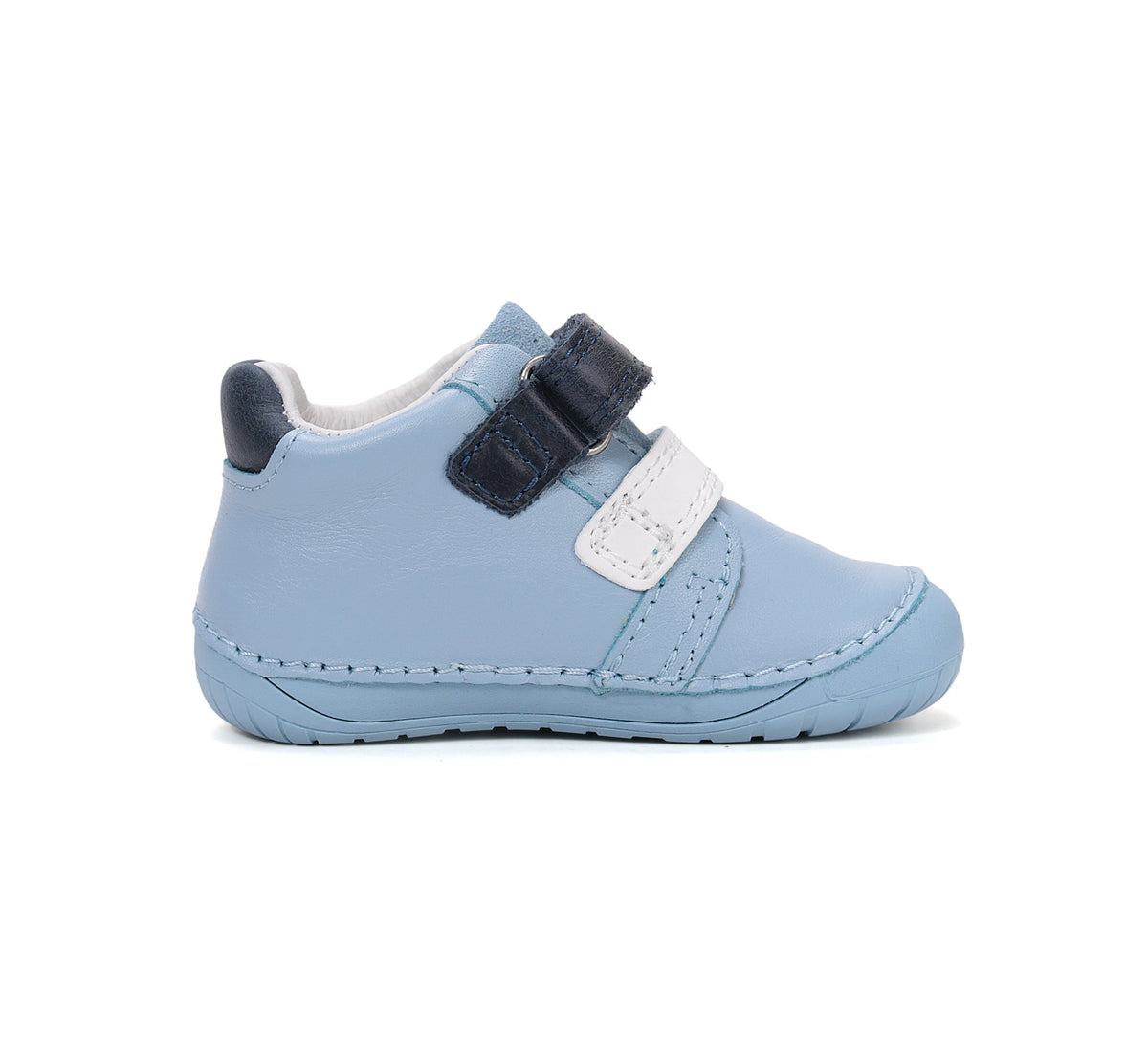 D.D.Step pantofi baieti Barefoot 20-25 Aero Blue cu melc