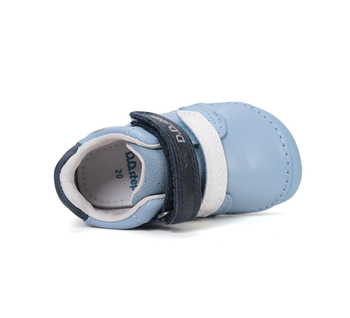 D.D.Step pantofi baieti Barefoot 20-25 Aero Blue cu melc