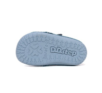 D.D.Step pantofi baieti Barefoot 20-25 Aero Blue cu melc