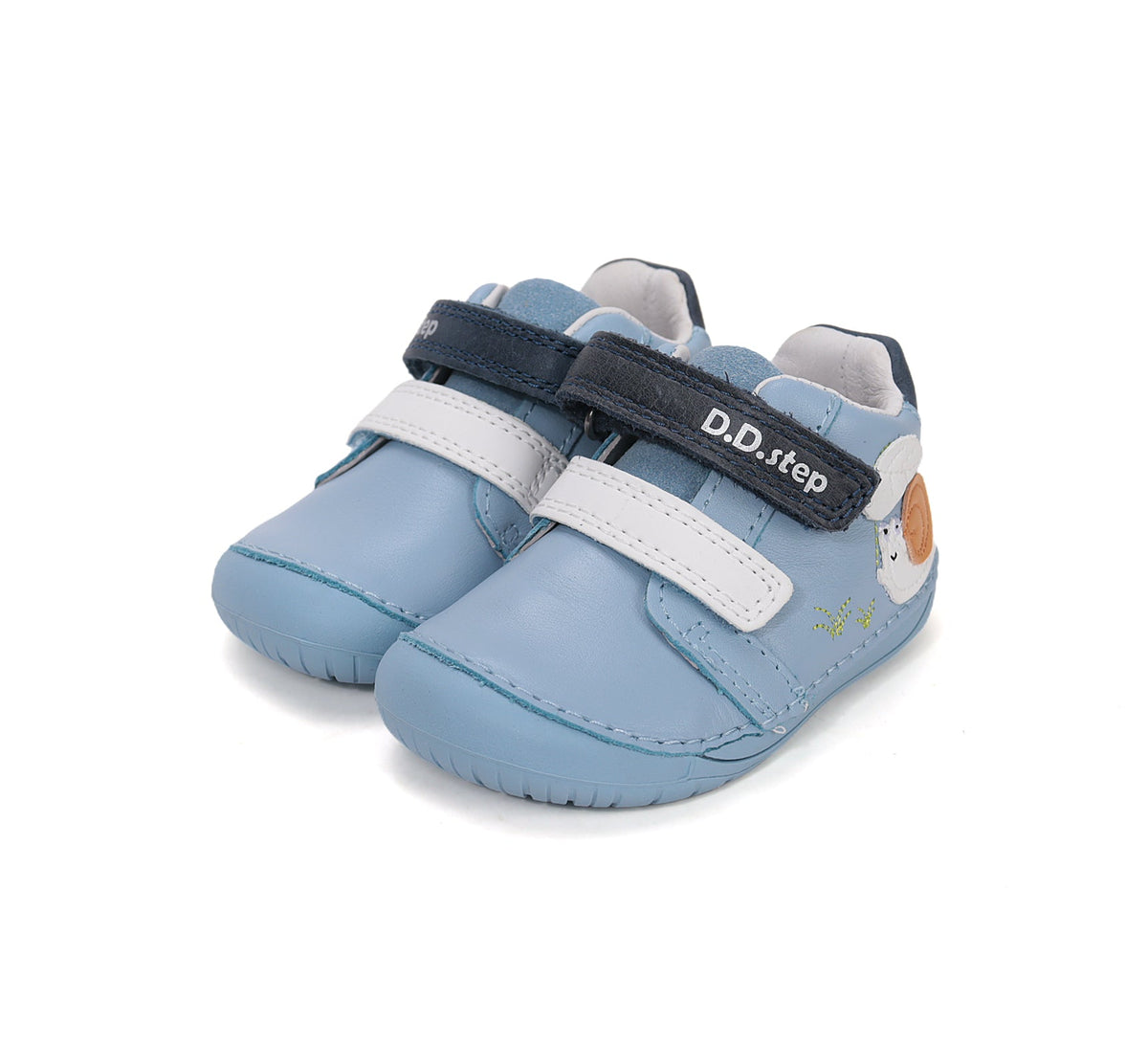 D.D.Step pantofi baieti Barefoot 20-25 Aero Blue cu melc Imagine principală a produsului