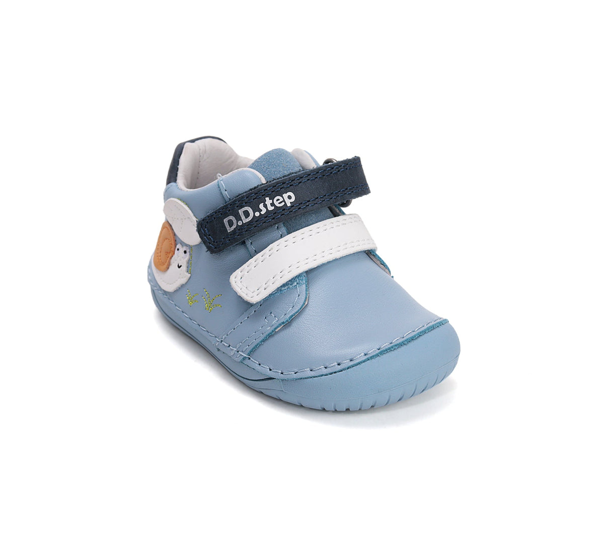 D.D.Step pantofi baieti Barefoot 20-25 Aero Blue cu melc