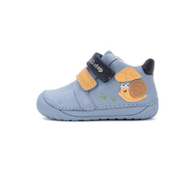 D.D.Step pantofi baieti Barefoot 20-25 Aero Blue cu melc