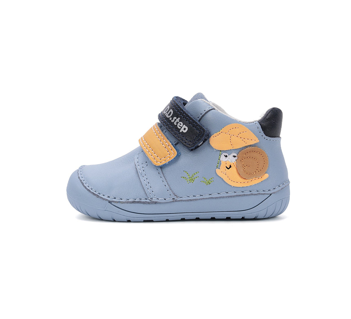 D.D.Step pantofi baieti Barefoot 20-25 Aero Blue cu melc
