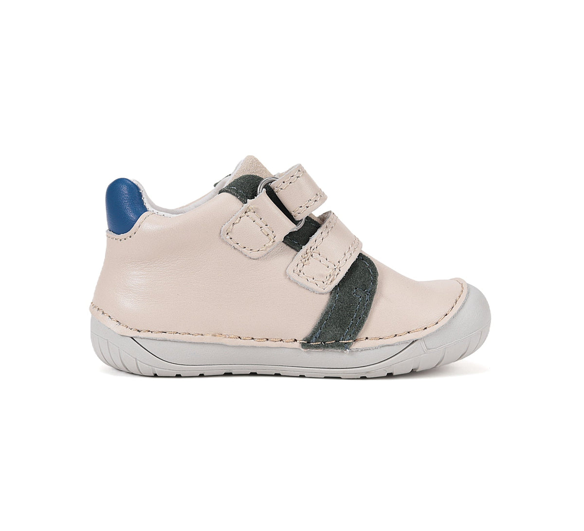 D.D.Step pantofi baieti Barefoot 20-25 Cream cu catel