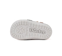 D.D.Step pantofi baieti Barefoot 20-25 Cream cu catel
