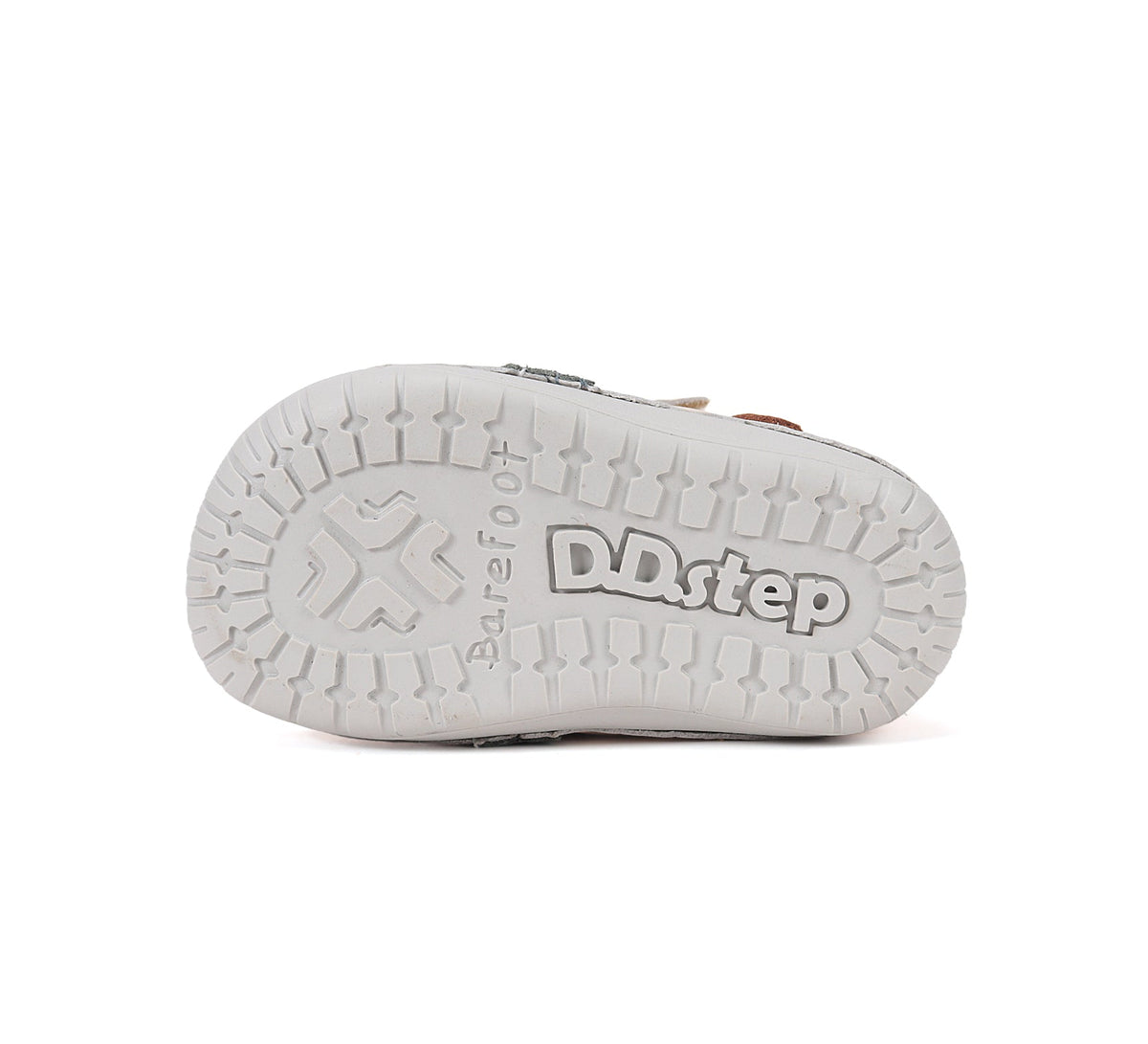 D.D.Step pantofi baieti Barefoot 20-25 Cream cu catel