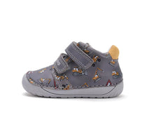 D.D.Step pantofi baieti Barefoot 20-25 Dark Grey cu utilaje