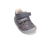 D.D.Step pantofi baieti Barefoot 20-25 Dark Grey cu utilaje