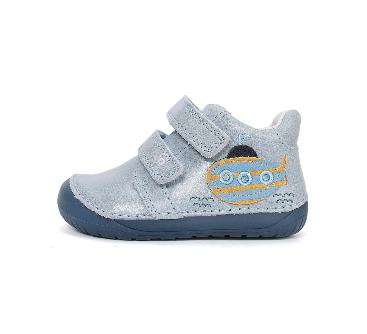 D.D.Step pantofi baieti Barefoot 20-25 Oceanic cu submarin
