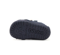 D.D.Step pantofi baieti Barefoot 20-25 Royal Blue cu albastru si galben