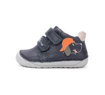 D.D.Step pantofi baieti Barefoot 20-25 Royal Blue cu catel