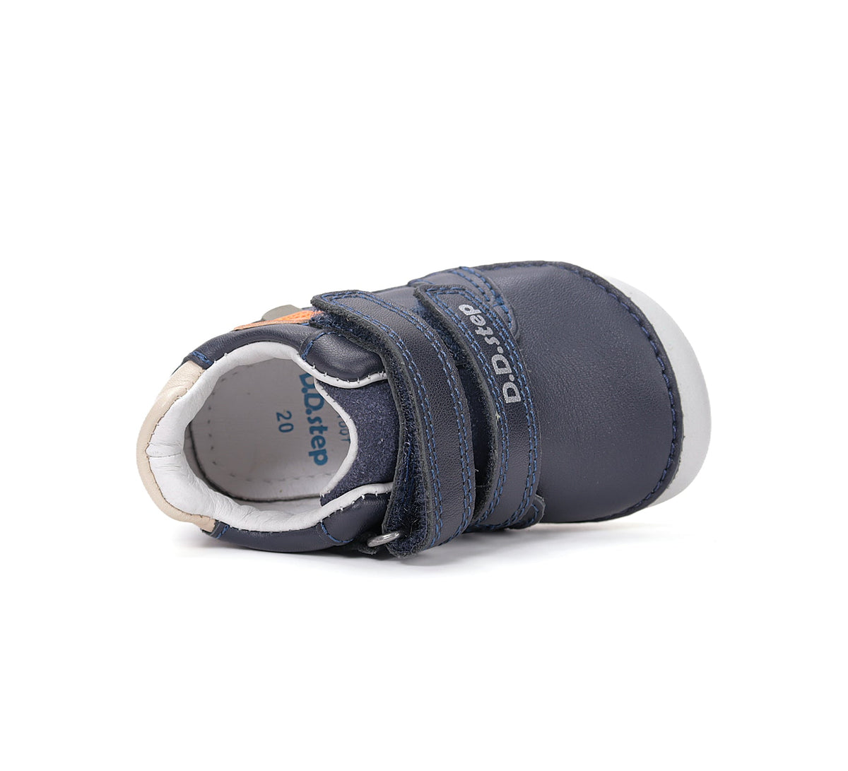D.D.Step pantofi baieti Barefoot 20-25 Royal Blue cu catel