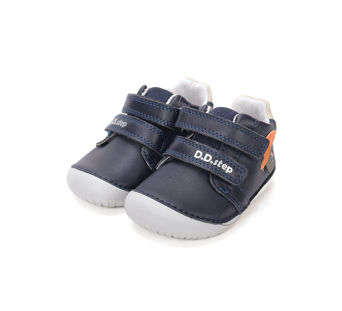 D.D.Step pantofi baieti Barefoot 20-25 Royal Blue cu catel Imagine principală a produsului
