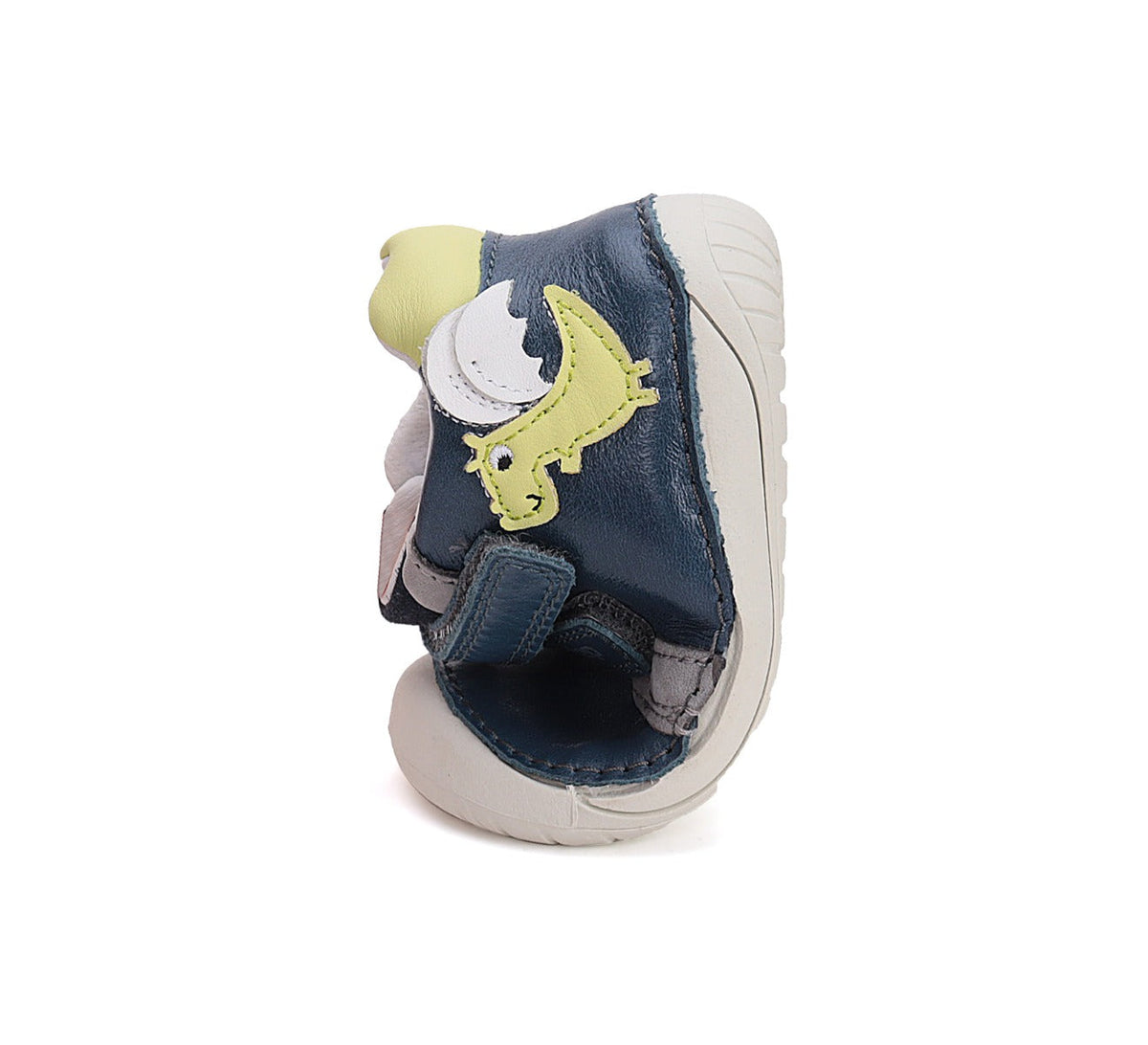D.D.Step pantofi baieti Barefoot 20-25 Royal Blue cu dino