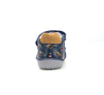 D.D.Step pantofi baieti Barefoot 20-25 Royal Blue cu utilaje