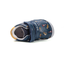 D.D.Step pantofi baieti Barefoot 20-25 Royal Blue cu utilaje
