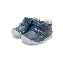D.D.Step pantofi baieti Barefoot 20-25 Royal Blue cu utilaje
