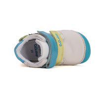 D.D.Step pantofi baieti Barefoot 20-25 White cu dinozaur