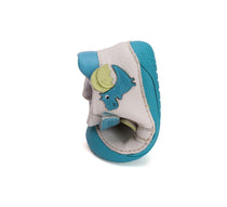 D.D.Step pantofi baieti Barefoot 20-25 White cu dinozaur