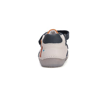 D.D.Step pantofi baieti Barefoot 20-25 White cu monster