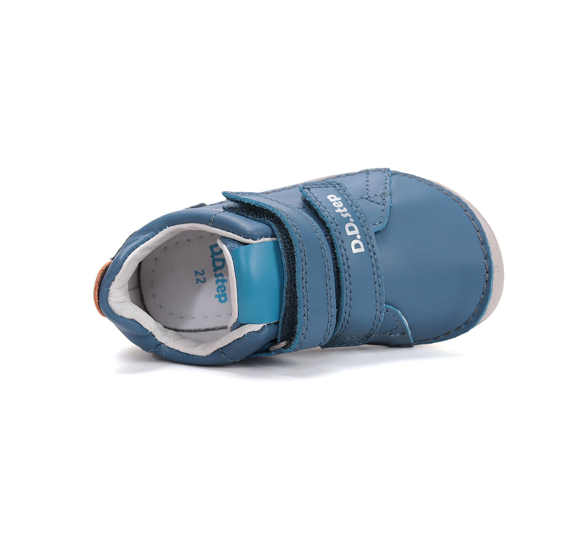 D.D.Step fiú cipők Barefoot 22-27 Királykék kombinált