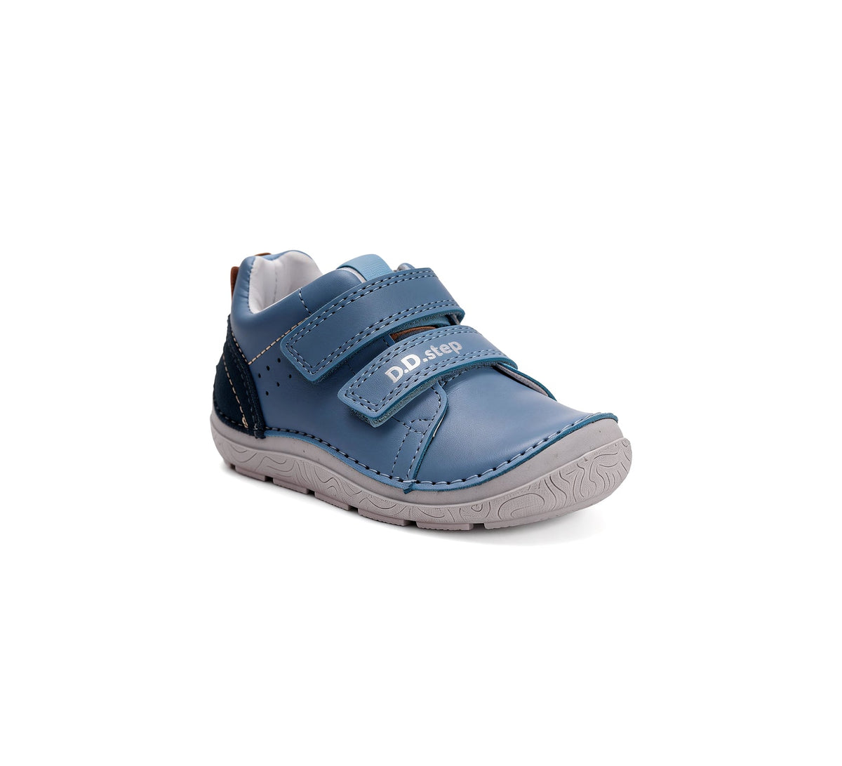 D.D.Step fiú cipők Barefoot 22-27 Királykék kombinált