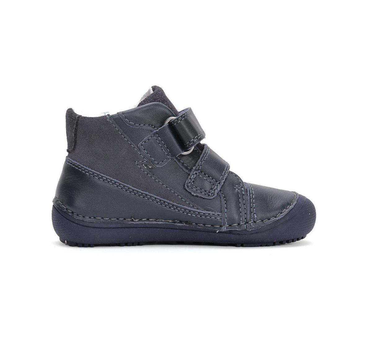 D.D.Step pantofi baieti Barefoot 25-30 Royal Blue cu fulger